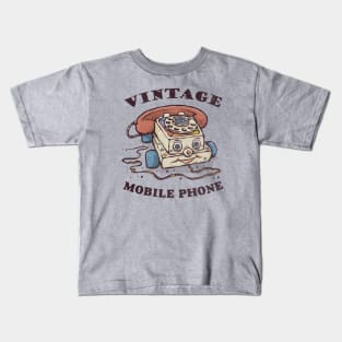 Vintage Mobile Phone Kids T-Shirt